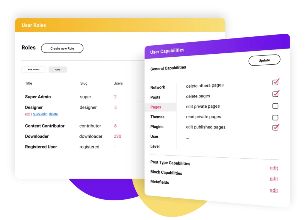 Screenshot Greyd User-Rolls