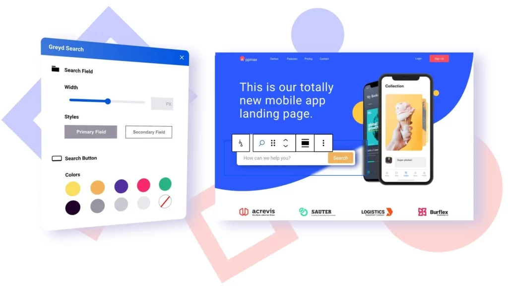 Backend Visualisation Advanced Search