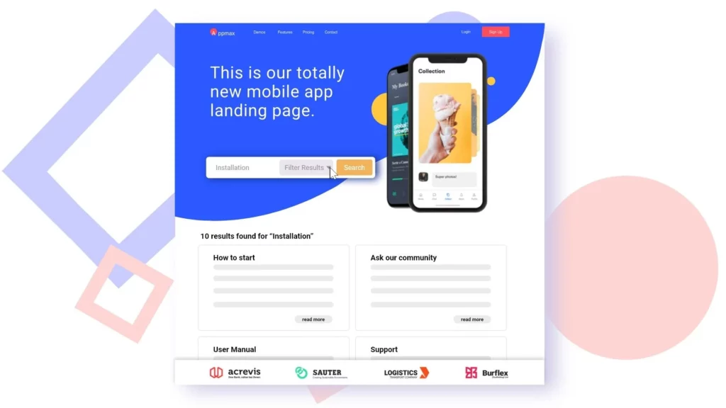 Backend Visualization Advanced Search
