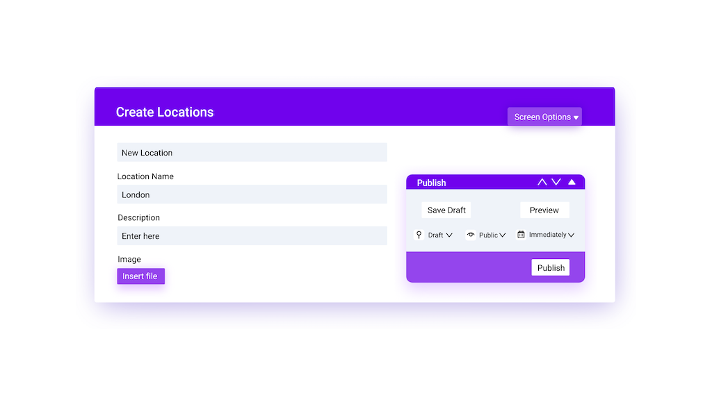 Backend visualisation of Greyd.Suite's Dynamic Post Types