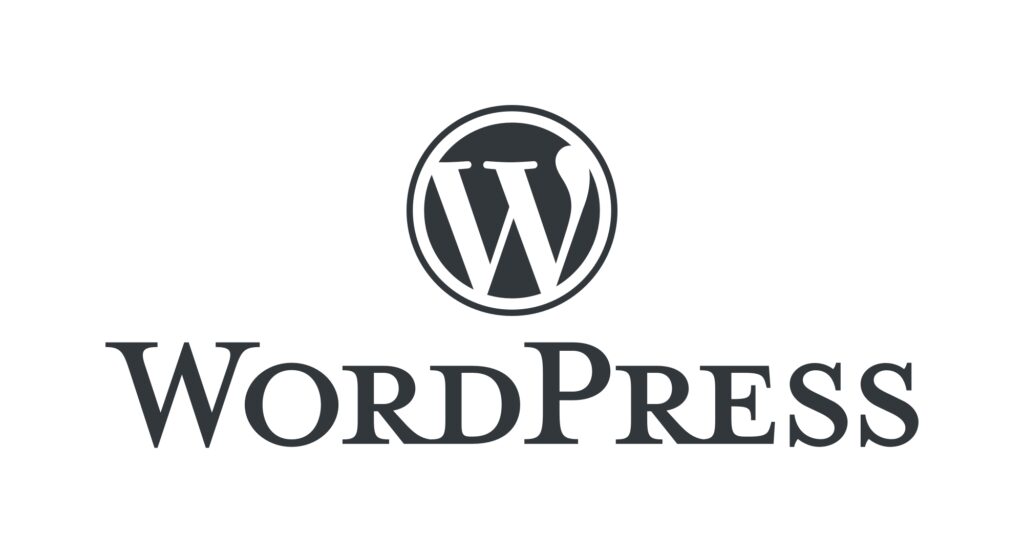 WordPress Logo weißer Hintergrund