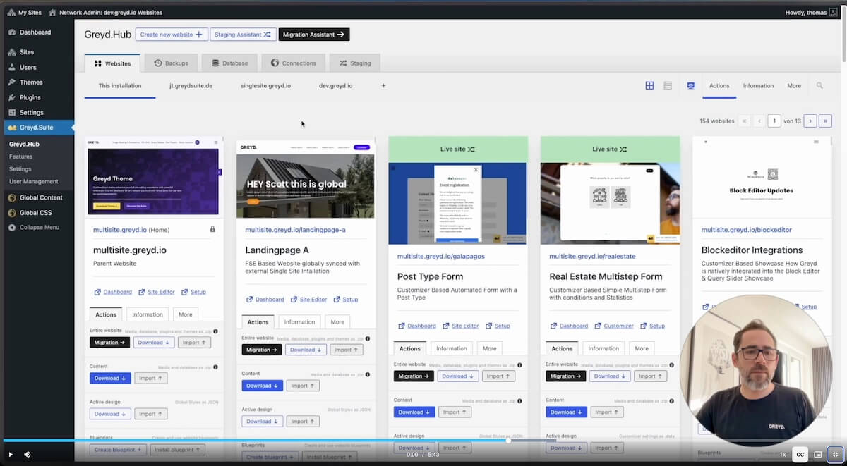 Screenshot from Greyd demo video
